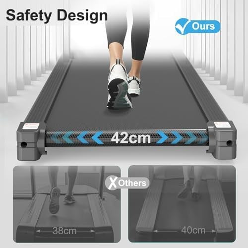 Folding Bluetooth Treadmill 14km/h 2.5HP Incline App Sync Kinomap Zwift Home Gym