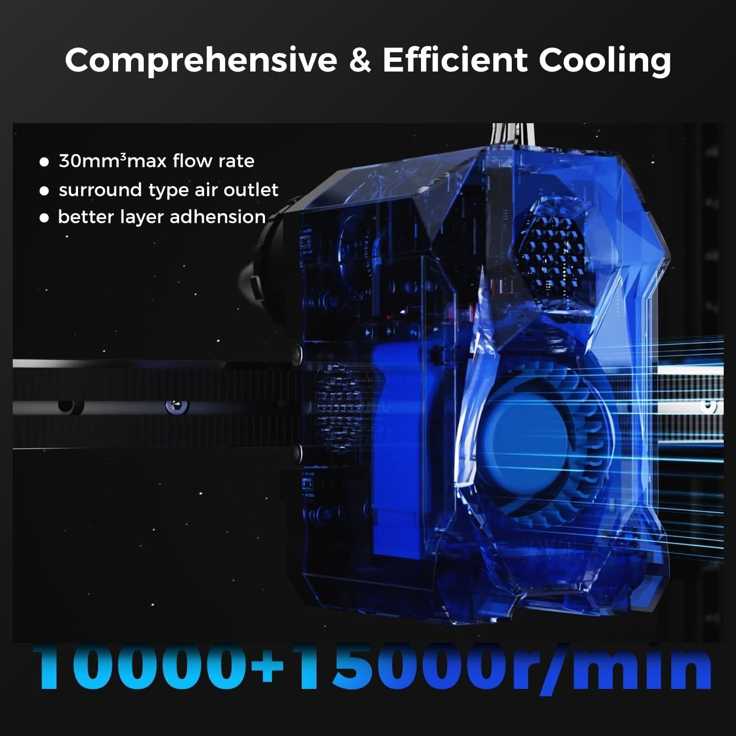 CoreXY 3D Printer 700mm/s High Speed Auto Level Large Build Camera