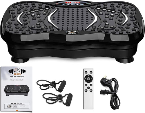 Vibration Plate Exercise Machine 99 Levels Bluetooth 5 Programs Home Gym