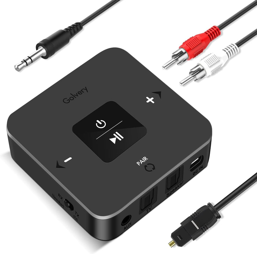 Bluetooth 5.0 Audio Transmitter Receiver 2in1 RCA AUX Optical USB