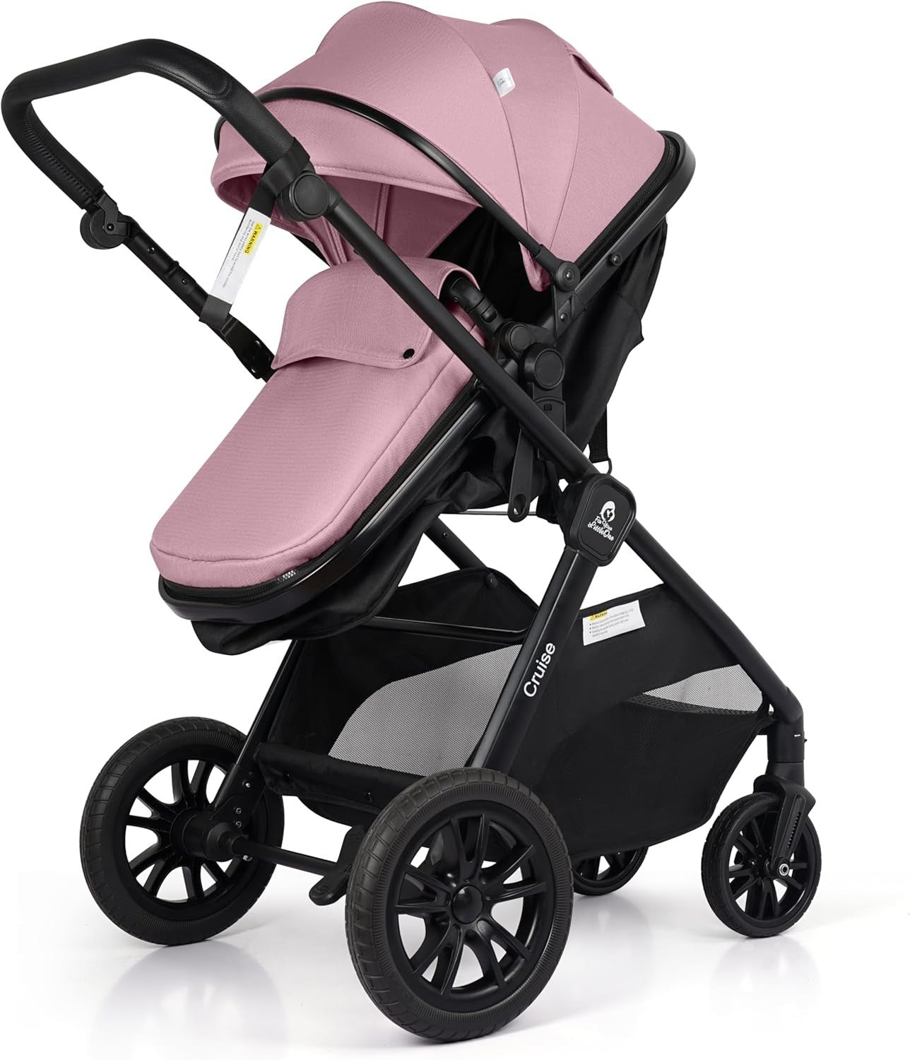 Luxury 3 in 1 Baby Pram Pushchair i-Size Car Seat Carrycot Newborn