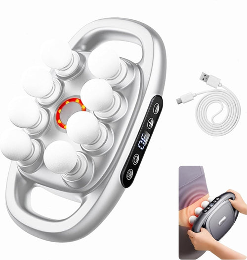 8 Head Deep Tissue Massage Gun Handheld Electric Muscle Massager Rechargeable