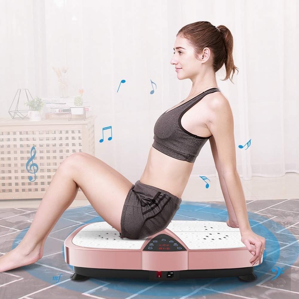 Ultra Slim Vibration Plate Trainer Touch LED Bluetooth Home Fitness
