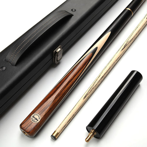 57in Handmade Snooker Cue 19oz 9.5mm Tip 3/4 Joint Case