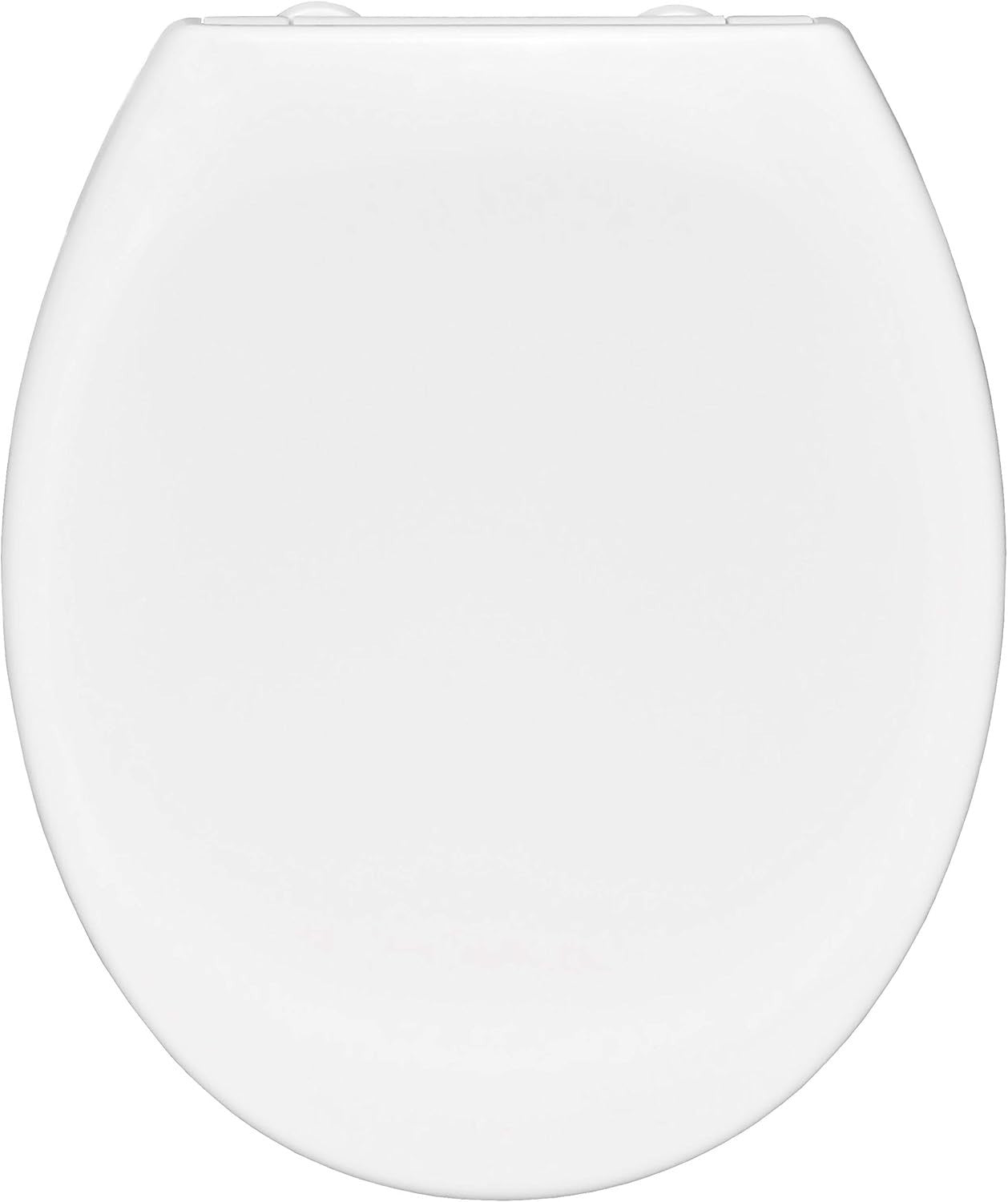 Soft Close Toilet Seat White Oval Quick Release Adjustable Hinges
