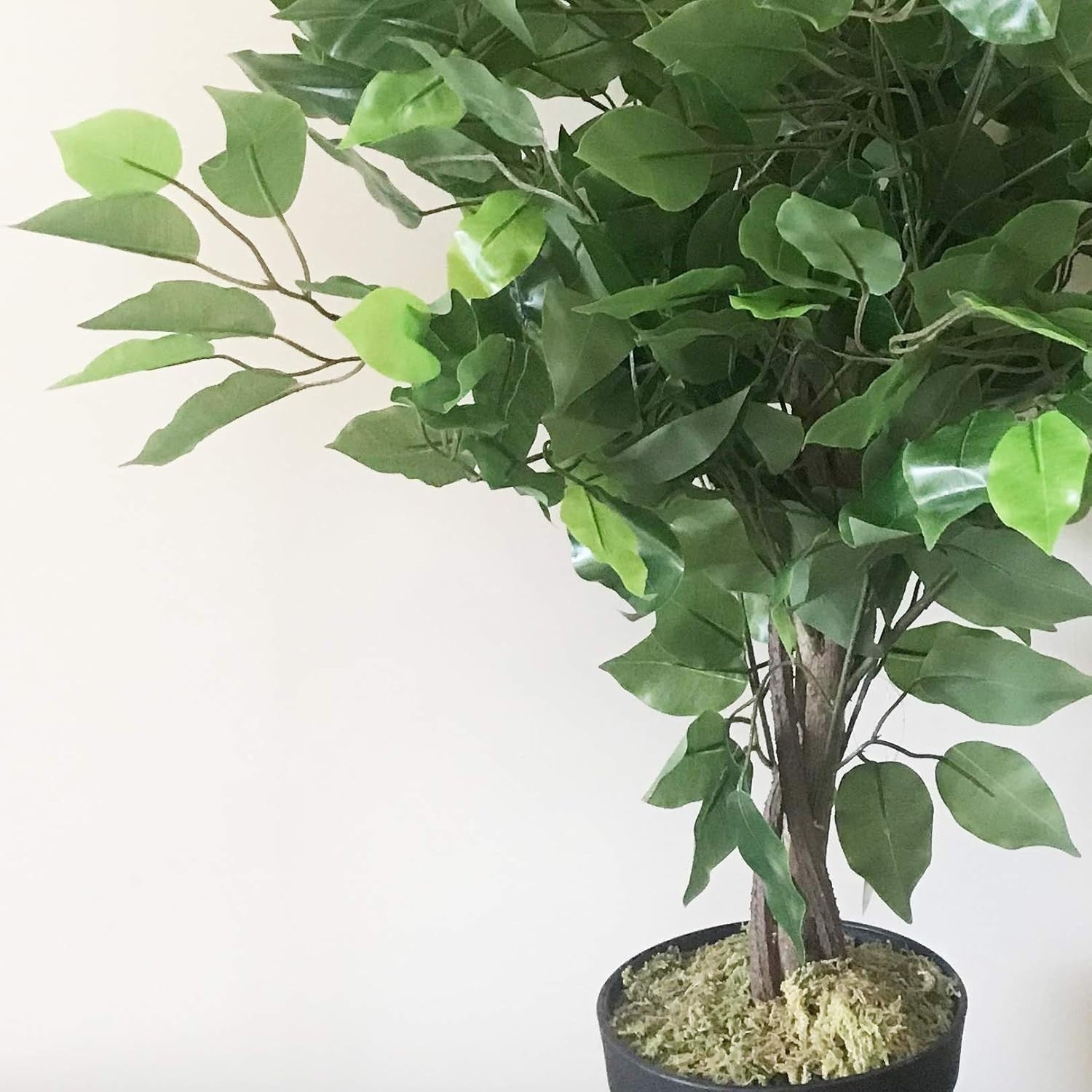 60cm Artificial Ficus Plant in Pot Lifelike Indoor Green Decorative Tree Home
