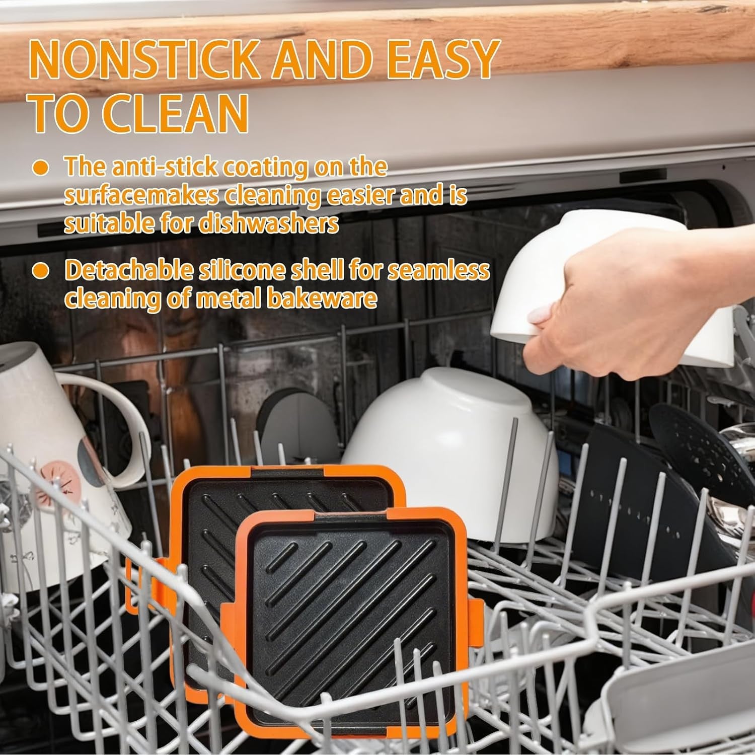 Microwave Toastie Maker Grill Panini Press Non Stick Orange