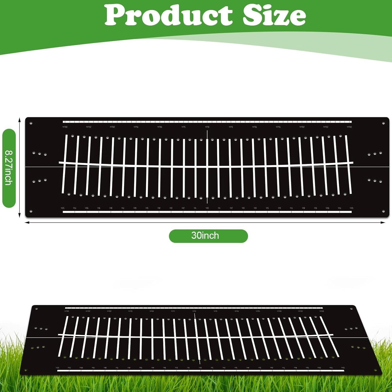 Indoor Golf Putting Mat Alignment Trainer 30x8.27in Practice Aid
