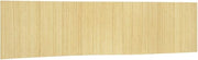 Bamboo Room Divider 800x165cm Natural Light Beige Folding Privacy Screen