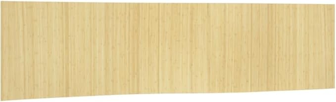 Bamboo Room Divider 800x165cm Natural Light Beige Folding Privacy Screen