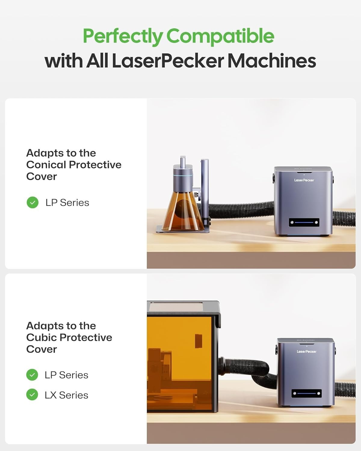 Desktop Smoke Air Purifier Fume Extractor HEPA Carbon Laser Engraver