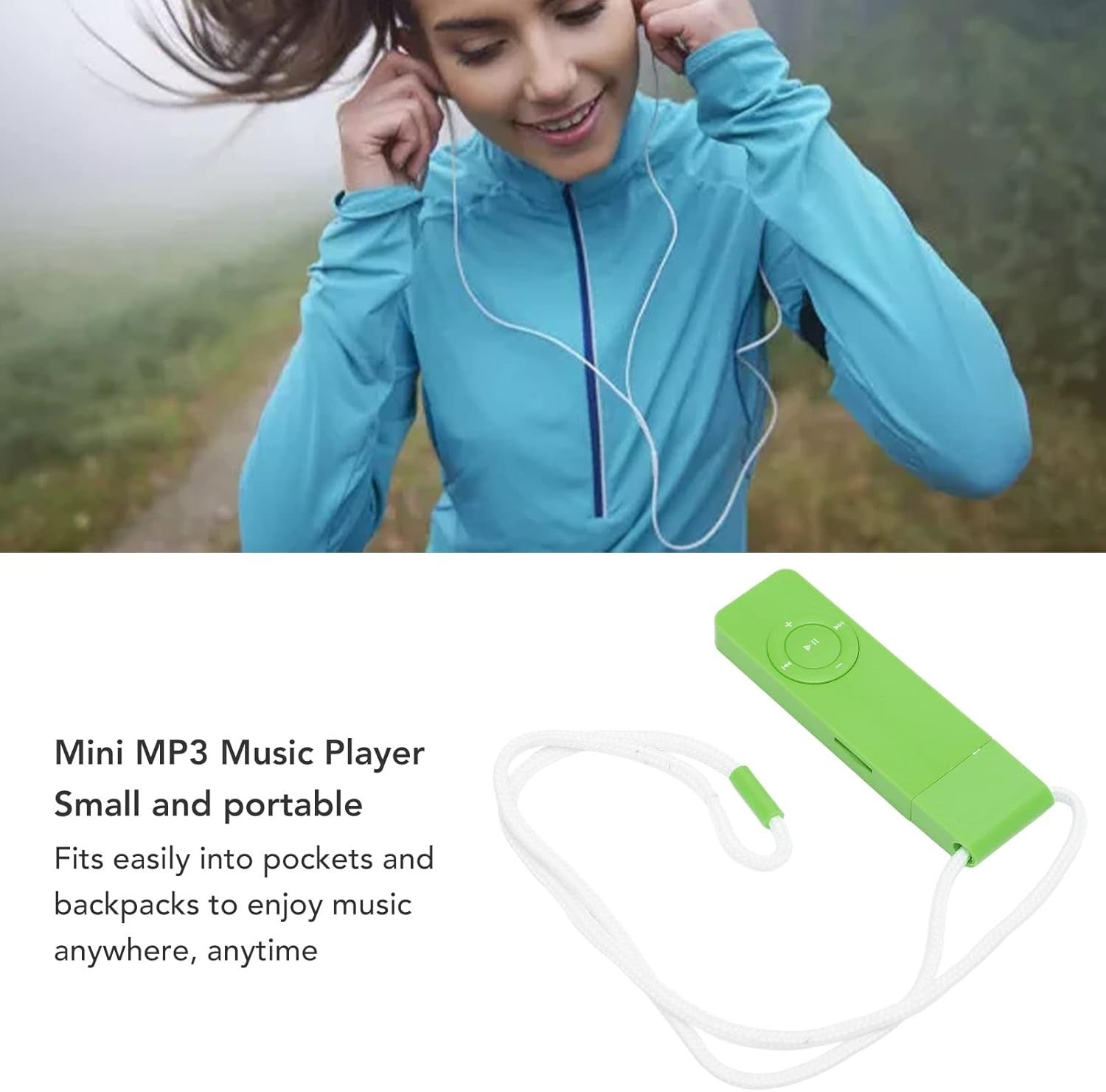 64GB MP3 Player Mini Music Player Lossless Sound Long Battery
