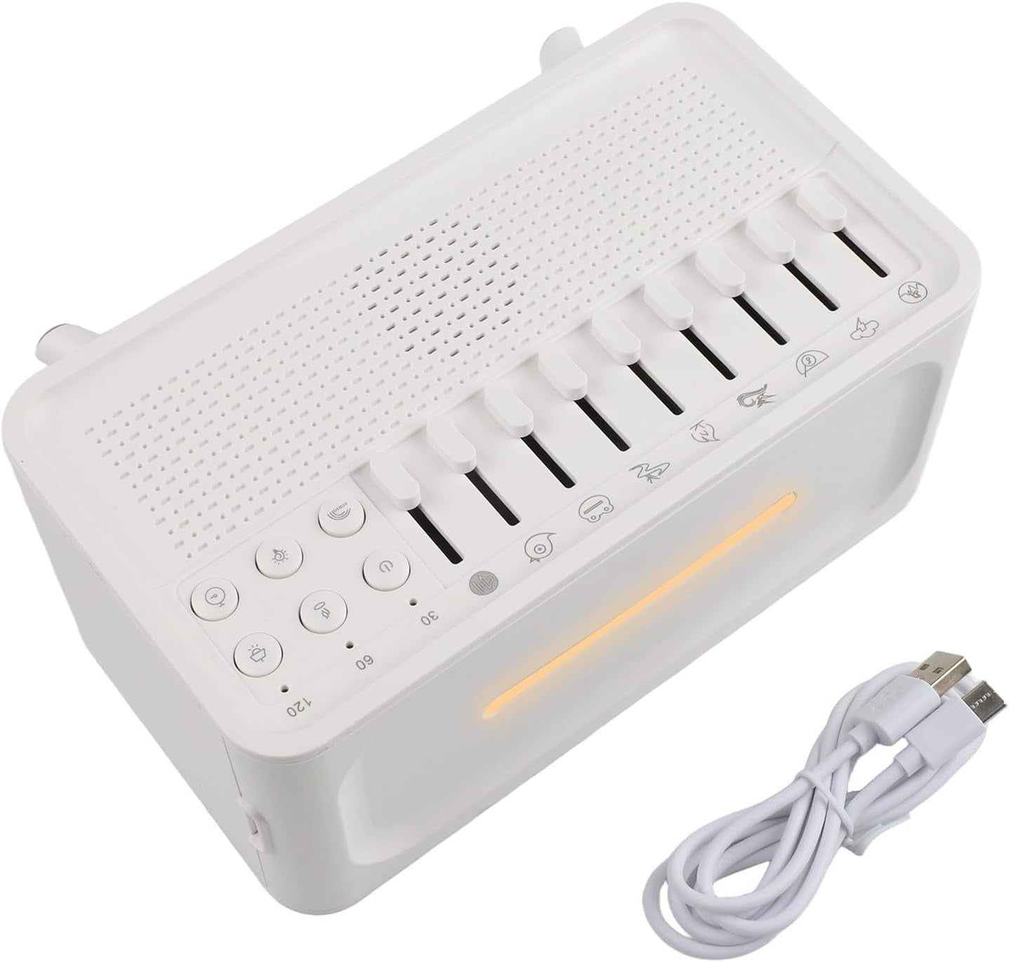 White Noise Machine Humidifier Aroma Diffuser Night Light Sleep Aid