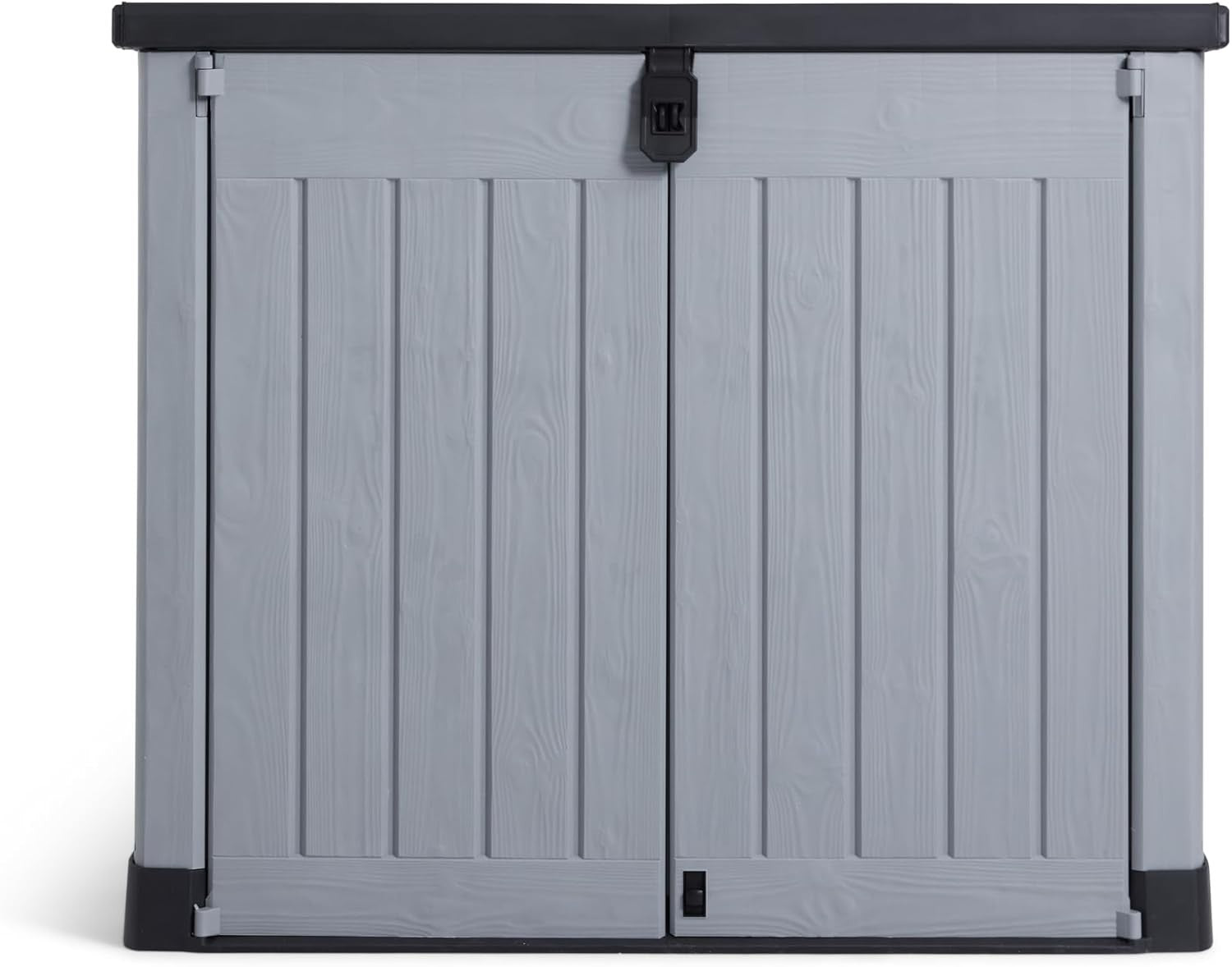 Keter Store It Out Pro Grey Garden Shed Lockable Weatherproof Plastic 144x123 cm