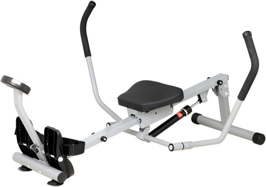 Hydraulic Rowing Machine Full Motion Foldable 12-Level Resistance LCD 330LB Home