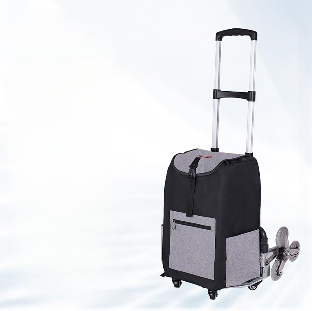 Heavy Duty Stair Climbing Hand Truck 330lb Folding Cart 10 Wheels