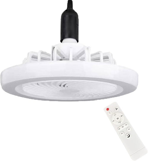 LED Ceiling Fan with Remote, 3 Speeds, 3 Colors, White
