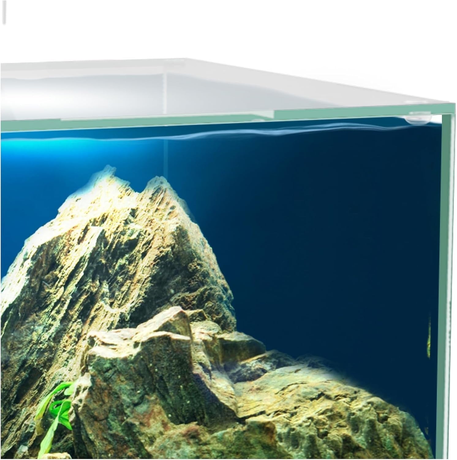 14L Glass Cube Aquarium with LED Lights & Internal Filter – Compact Fish Tank