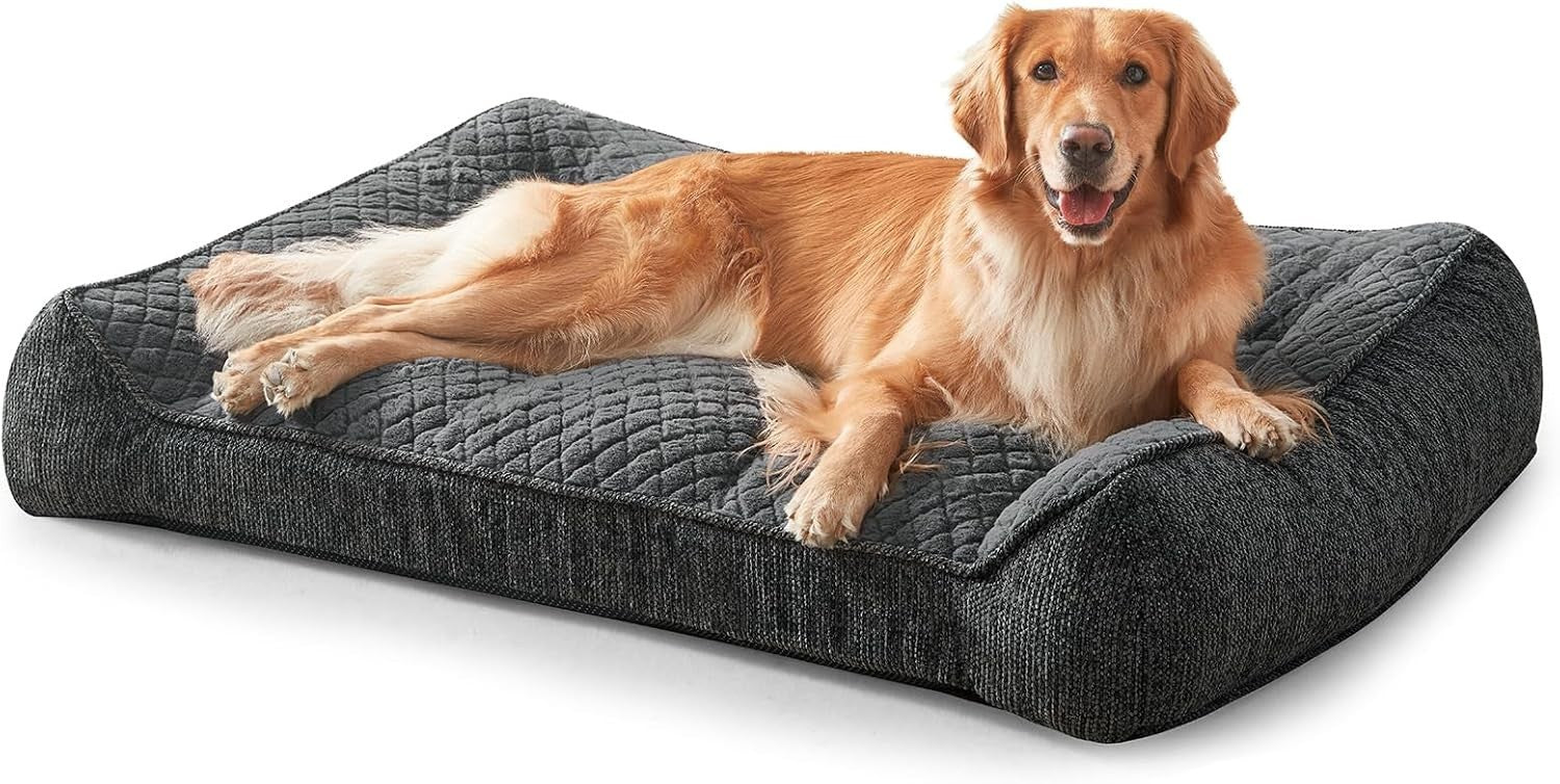 XL Orthopedic Dog Sofa Bed 107x76cm Extra Thick Washable
