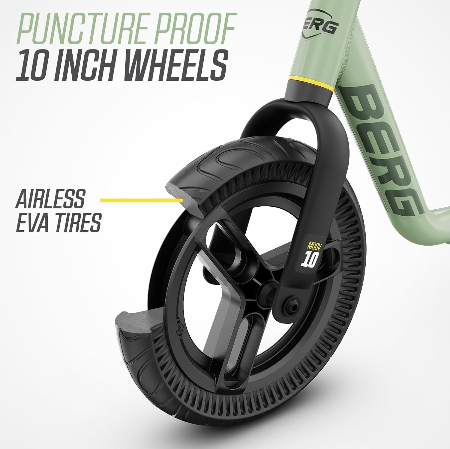 10 Inch Balance Bike Kids Adjustable Seat EVA Tires Lightweight Age 2+
