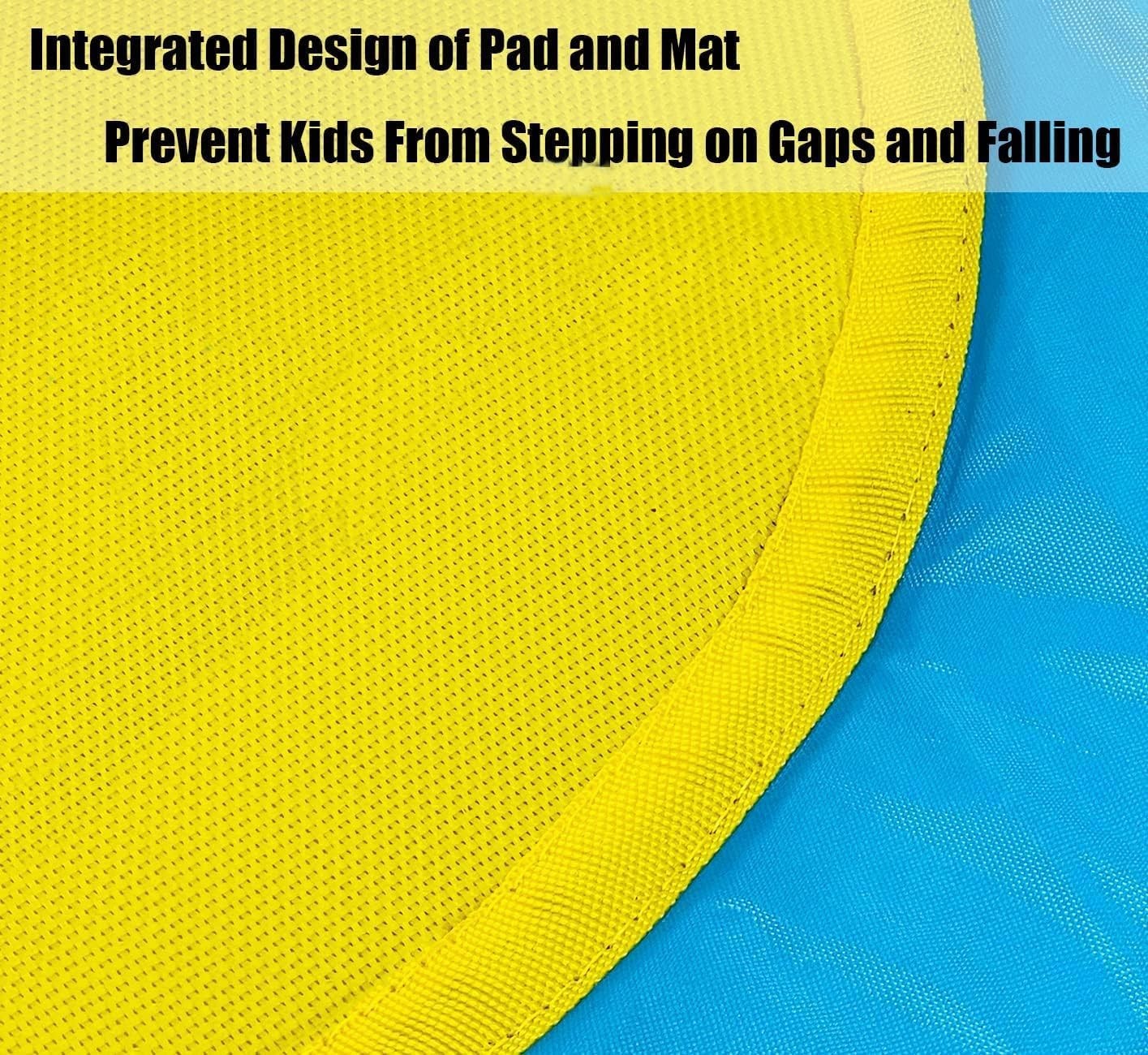 Mini Trampoline for Kids Toddler Indoor Bounce Play Safety Handle 65cm