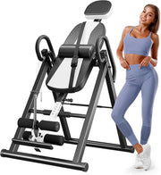 Heavy Duty Inversion Table 300lb Back Stretcher Adjustable Belt