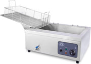 26L Commercial Electric Fish Fryer 3000W Stainless Steel Single Tank