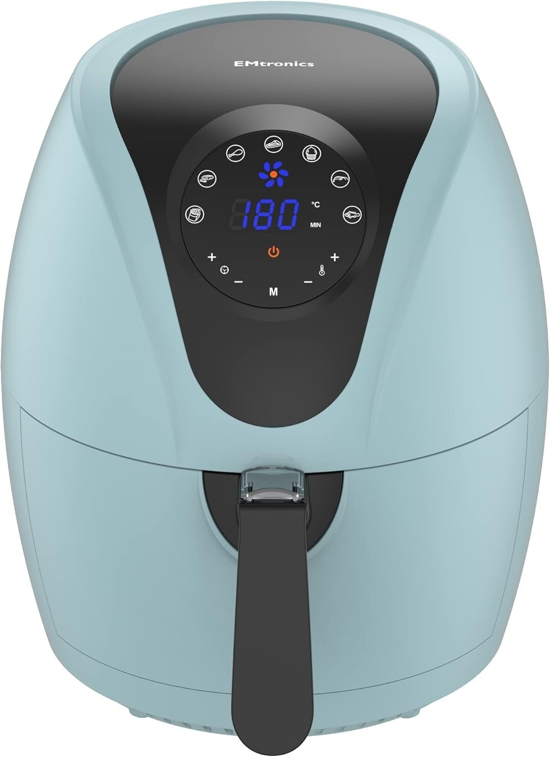 Aqua Air Fryer Set Dual Drawer 9L + 4.5L Manual Smart Presets Low Fat