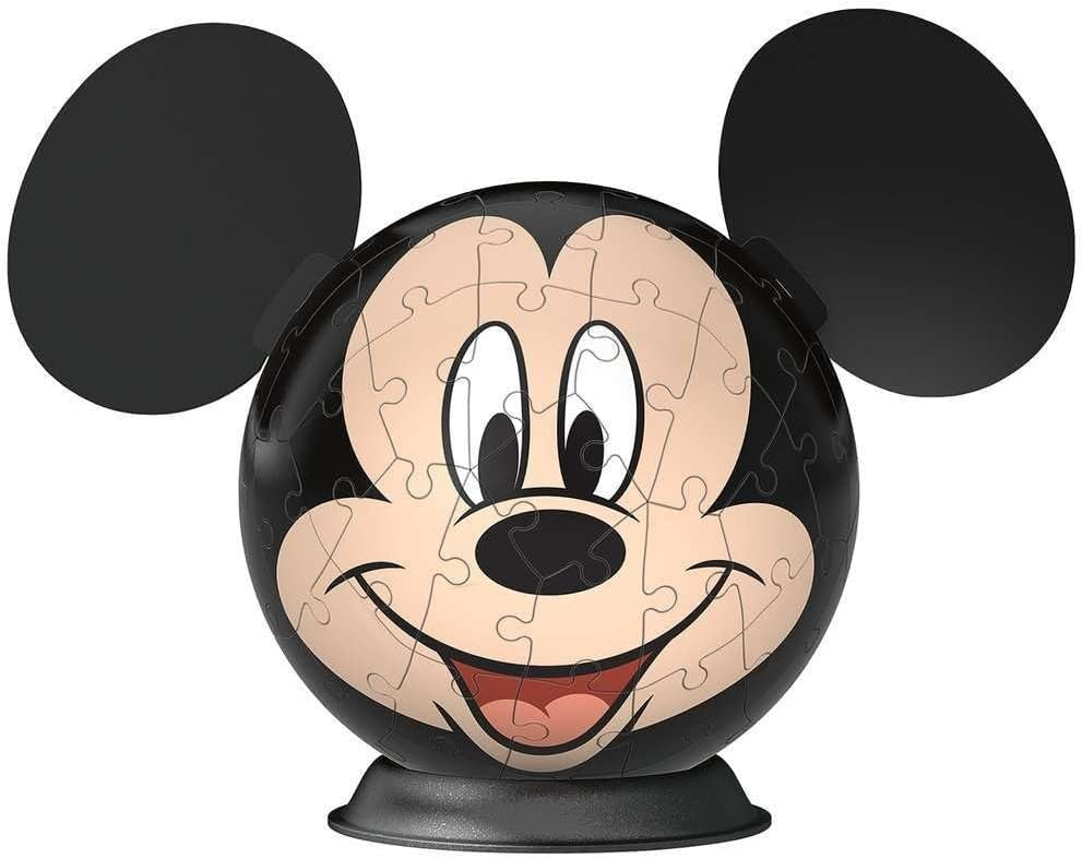 72pc 3D Puzzle Ball Cartoon Mouse Collectible Desk Display Toy Gift