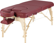 76cm Portable Pregnancy Massage Table | Eva Spa Bed w/ Belly Cutouts Burgundy