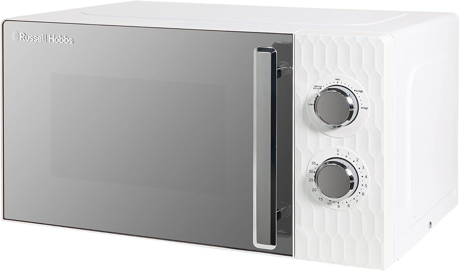 17L 700W Manual Microwave Oven 5 Power Levels Defrost Kitchen