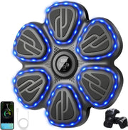 Music Boxing Machine LED Punch Trainer Bluetooth Wall Mounted Gloves