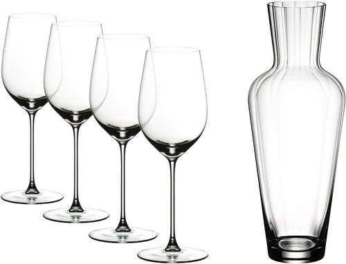 Crystal Wine Decanter 400ml Scratch-Resistant Elegant Modern Glass Carafe