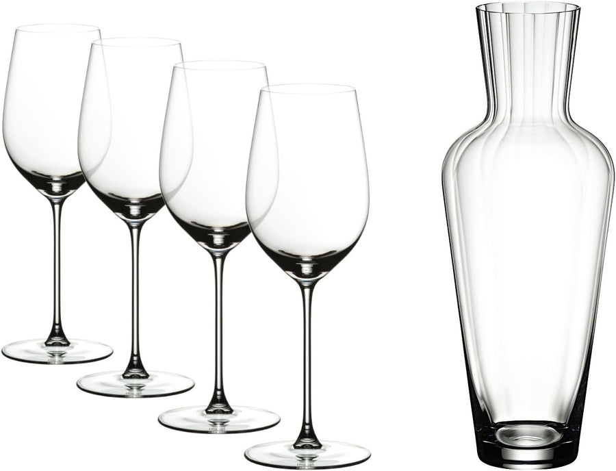 Crystal Wine Decanter 400ml Scratch-Resistant Elegant Modern Glass Carafe