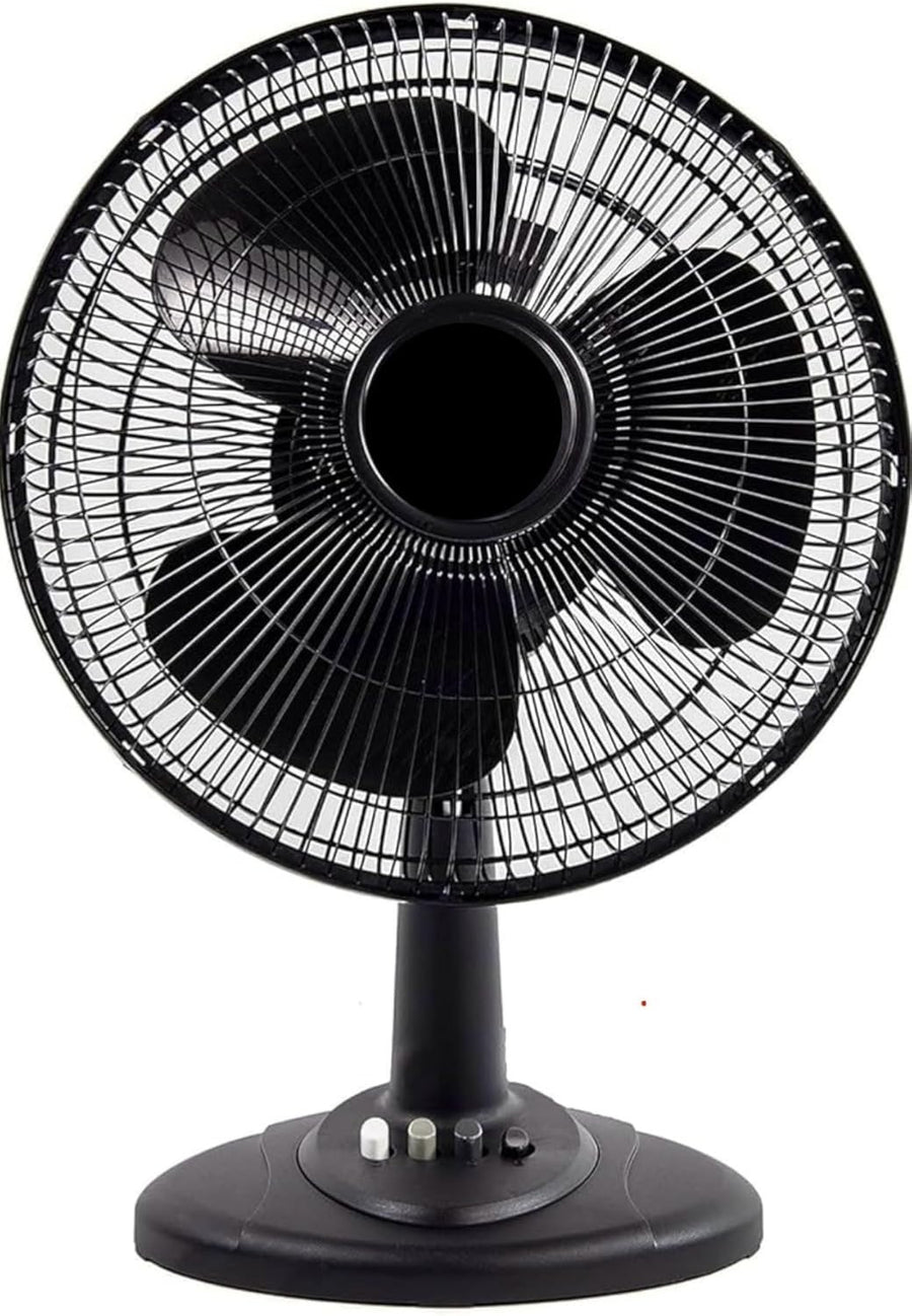 12-Inch Table Fan – 3 Speed, Adjustable Tilt, Quiet Cooling Airflow for Bedroom