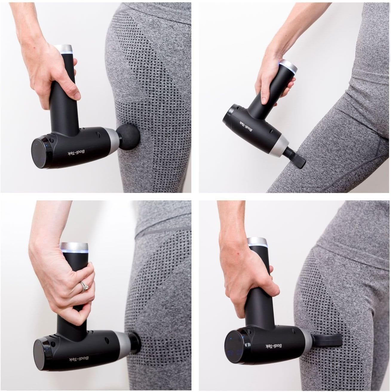 Deep Tissue Massage Gun Percussion Muscle Massager 20 Speeds LCD Quiet