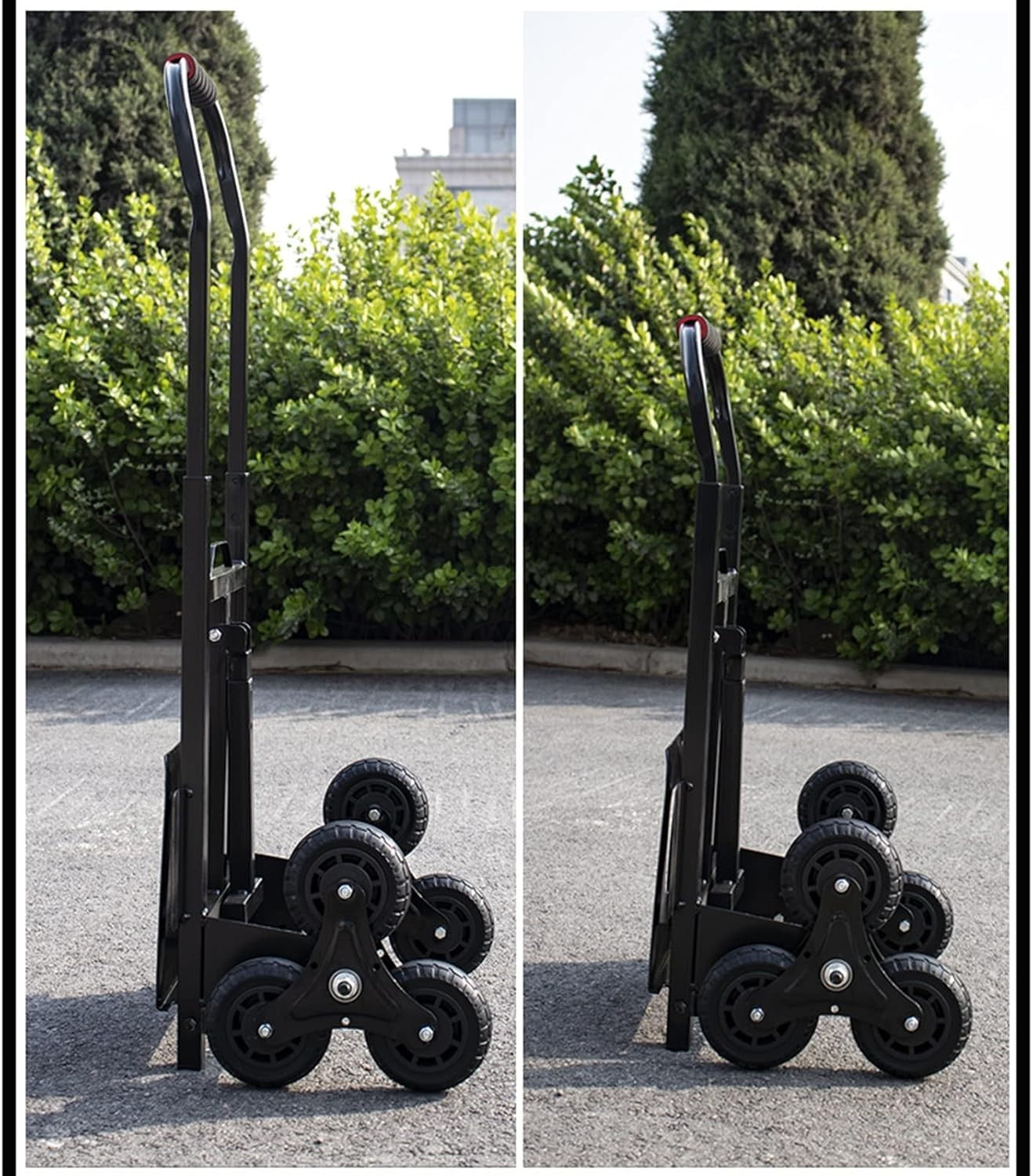 Heavy Duty Stair Climbing Hand Truck 150kg 6 Wheel Folding Trolley