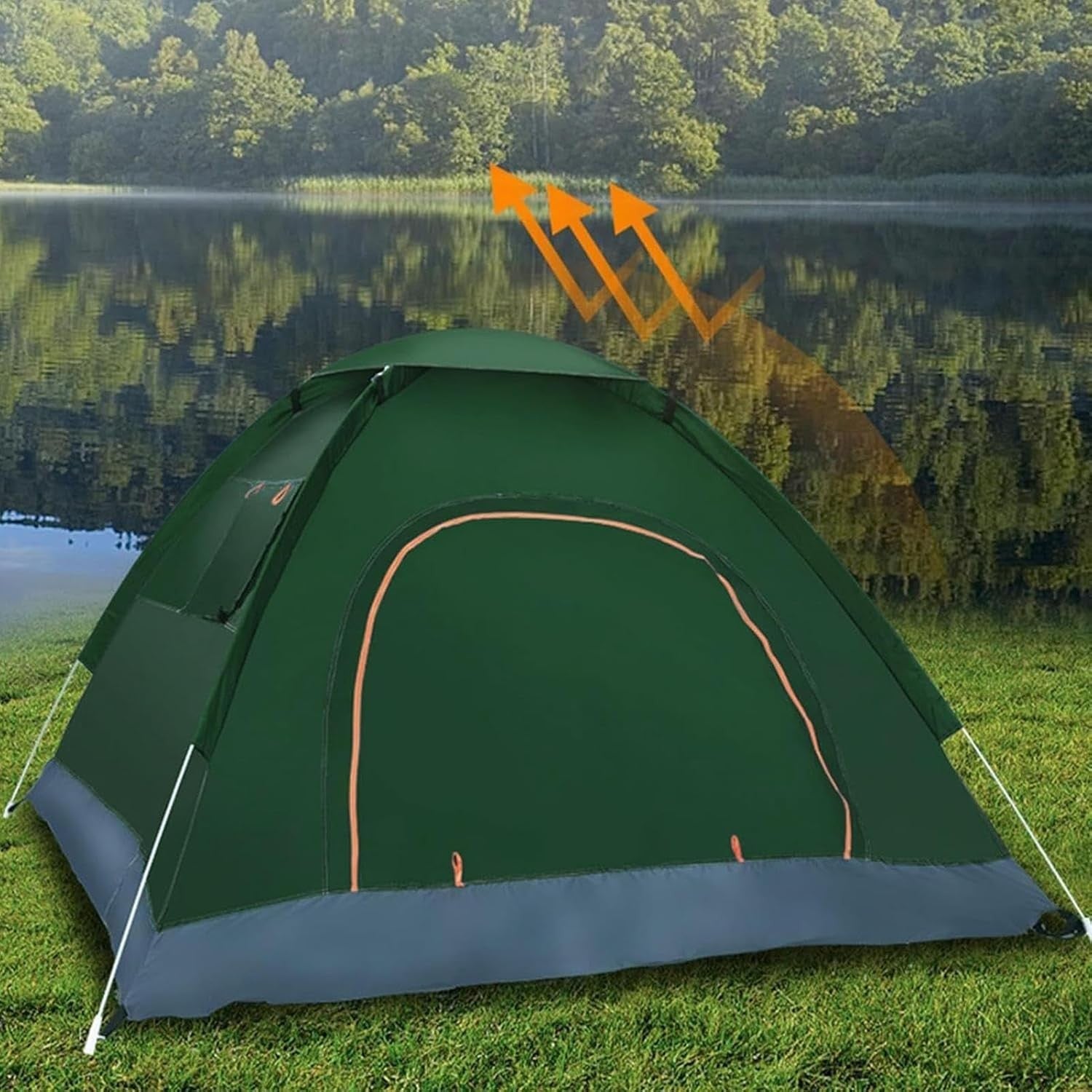 2 Person Pop Up Camping Tent Waterproof Lightweight Dome