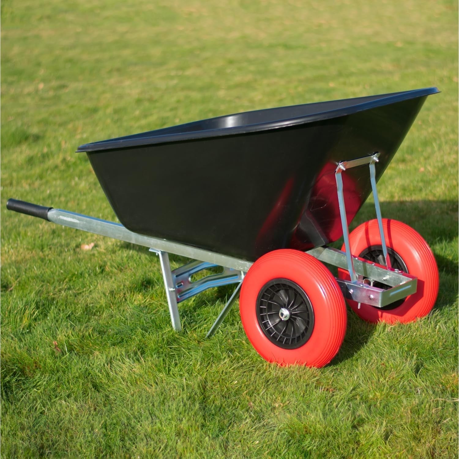200L Twin Wheel Gardenbarrow – Heavy Duty 150kg Load w/ Puncture Proof Tyre