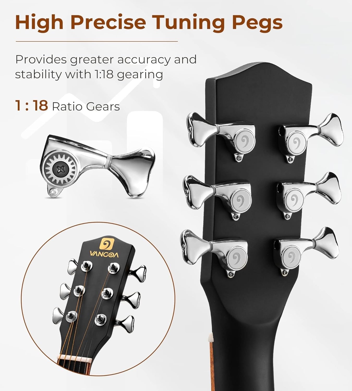 Full Size 41in Acoustic Guitar Cutaway Starter Kit Black