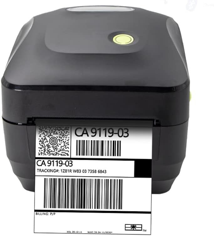 4x6 Thermal Label Printer Bluetooth USB Shipping