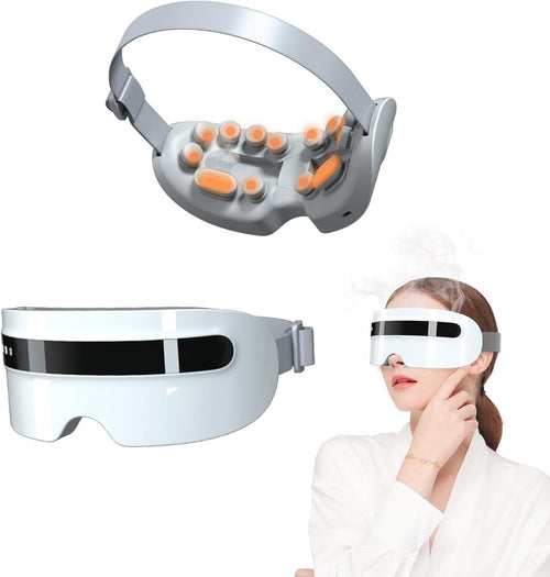 Steam Heated Eye Massager Bluetooth Dry Eyes Migraine Relief