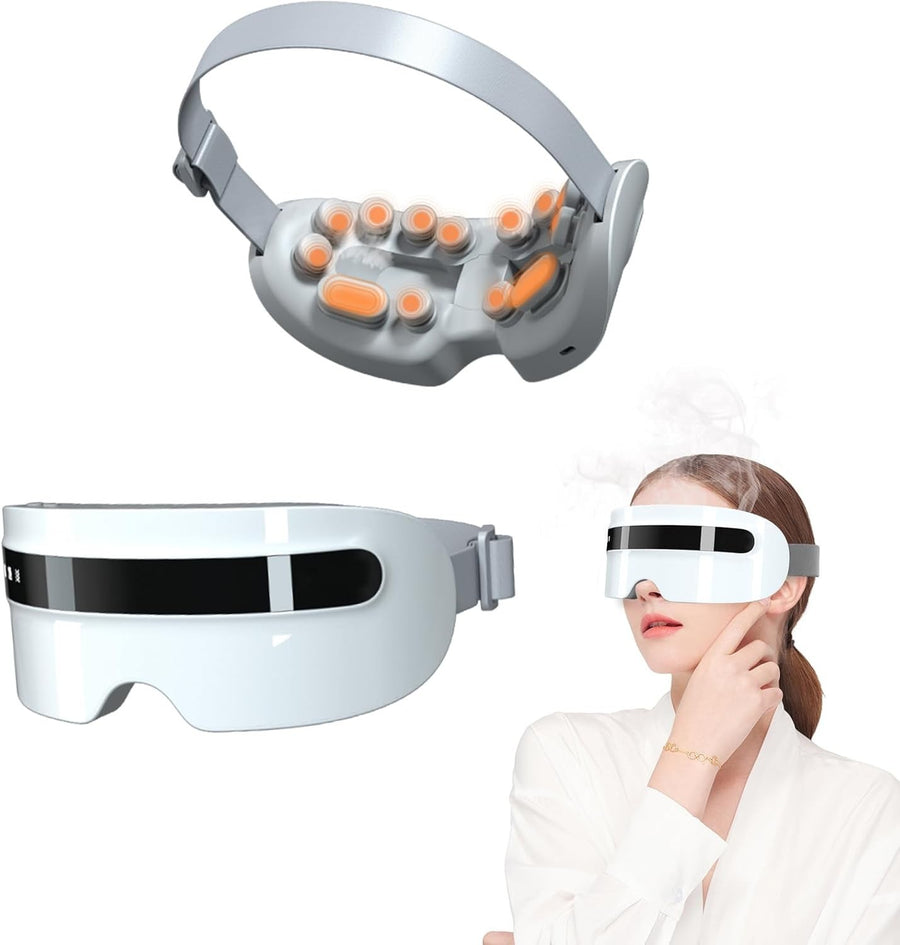 Steam Heated Eye Massager Bluetooth Dry Eyes Migraine Relief