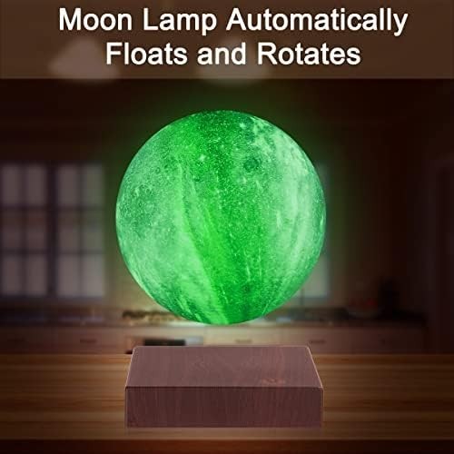 Levitating Galaxy Moon Lamp 16-Color Floating LED Light with Remote Control