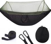 Camping Hammock with Mosquito Net | Automatic Pop-Up | Portable Nylon 250x120cm