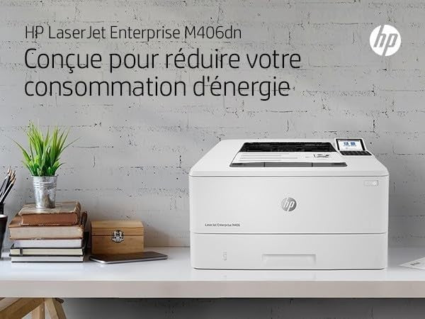 LaserJet Enterprise M406dn Colour Laser Printer | Duplex & 350-Sheet Tray | LA