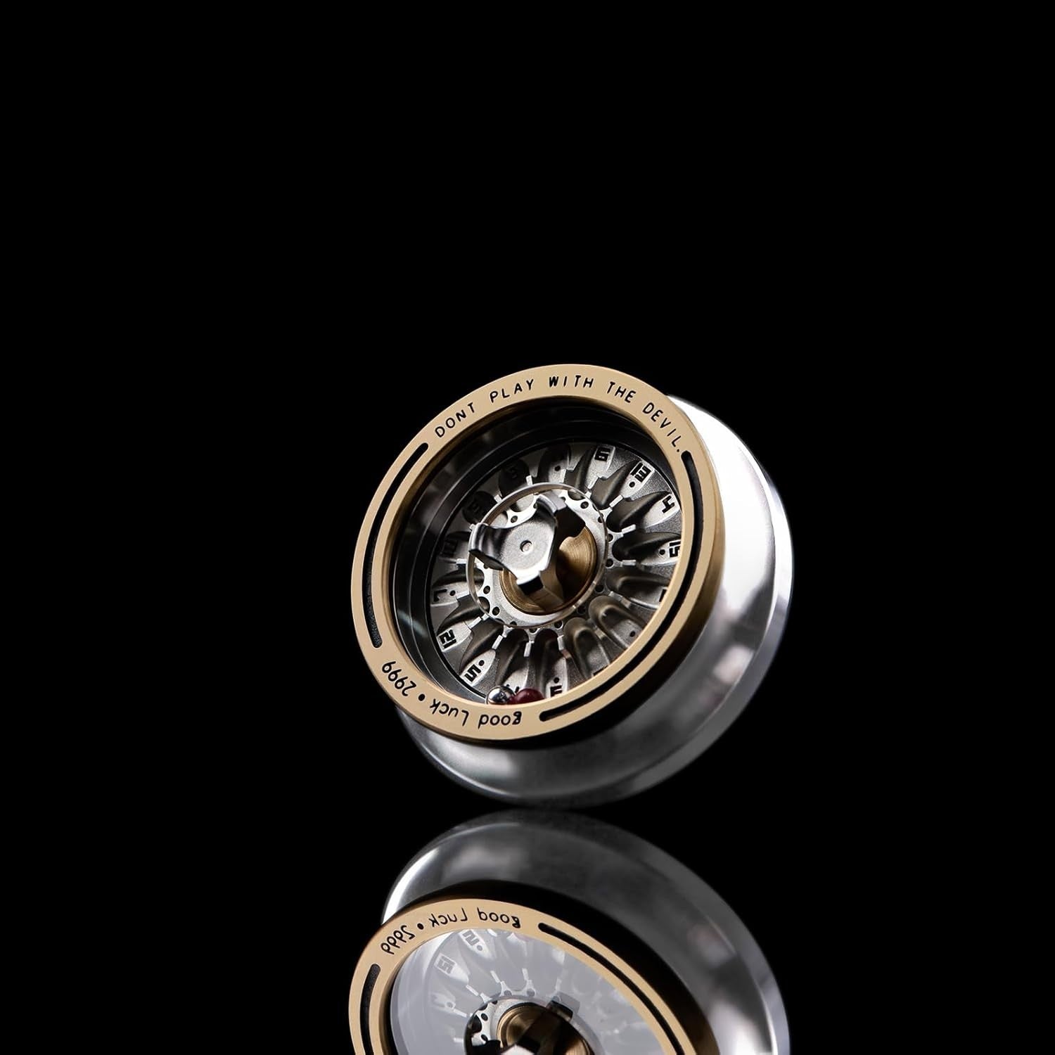 Black Character Metal Roulette Fidget Spinner EDC Stress Toy