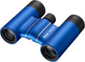 10x21 Compact Blue Binoculars | Lightweight Travel Optics | Bright HD View