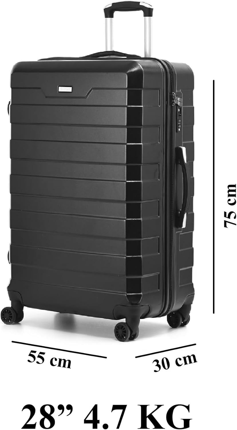 28'' Large Check In Suitcase PC Hard Shell Lightweight Spinner TSA