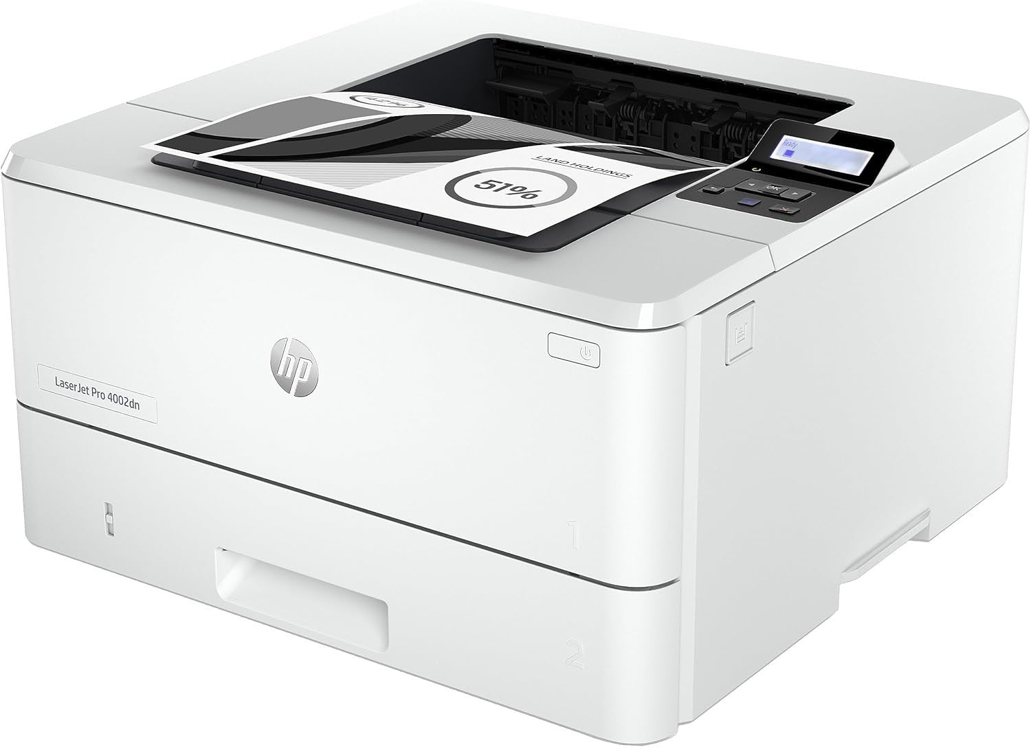 White Mono Laser Printer | Fast 40ppm | Duplex | Ethernet Office Use